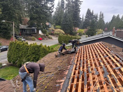 Plywood and roof-deck replacement in Everett, WA