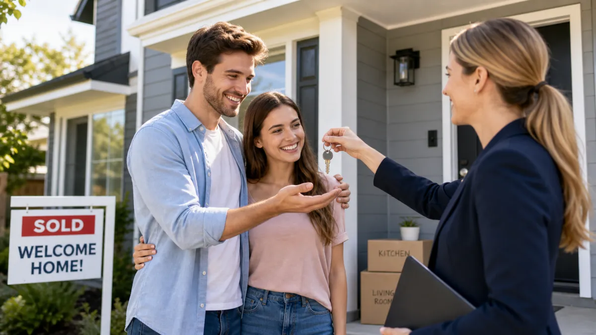 Young adults purchasing life insurance while building their financial future.