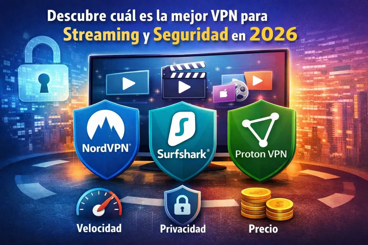 Mejor VPN para Streaming y Seguridad en 2026 | Comparativa Completa