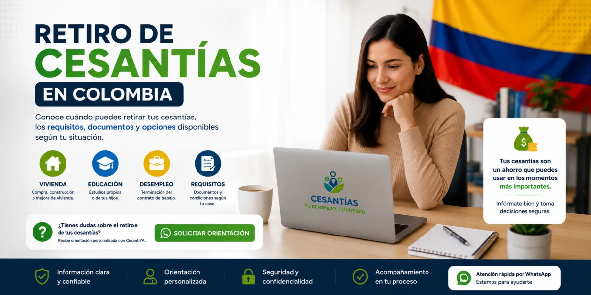 Retiro de cesantías en Colombia