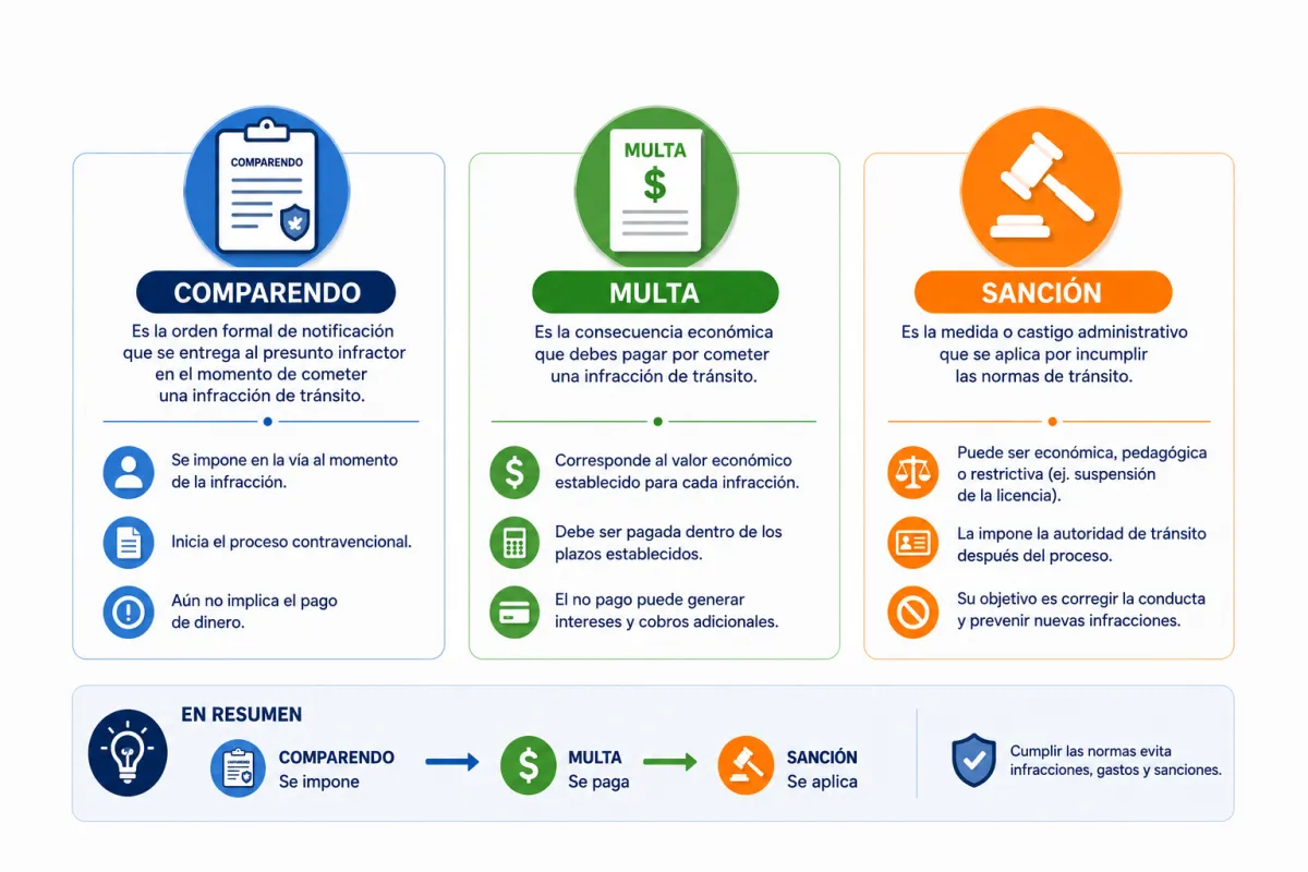 Persona con expresión preocupada buscando asesoría sobre multas de tránsito