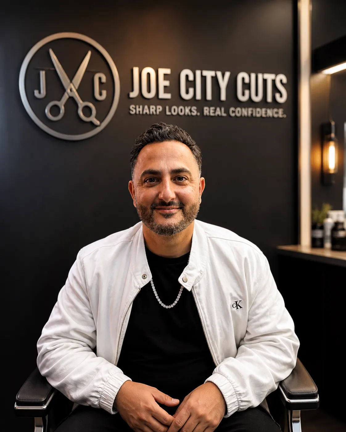 Joe at City Cuts automotive consultation