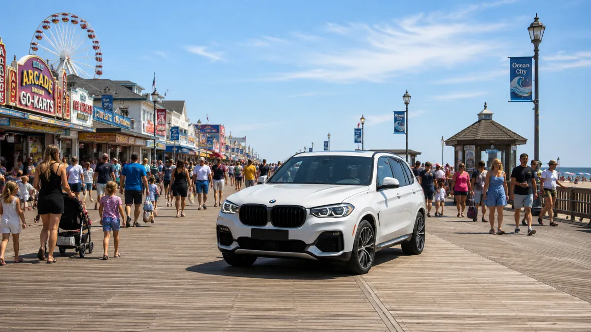 Jersey Shore Map Service Area