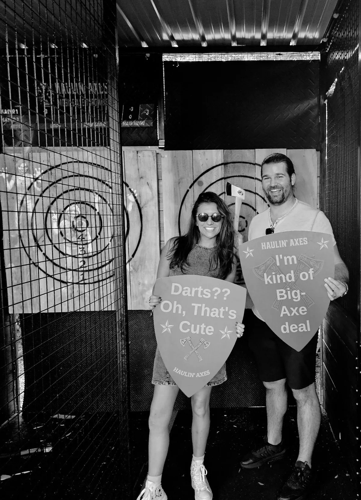 Happy Customers Axe Throwing
