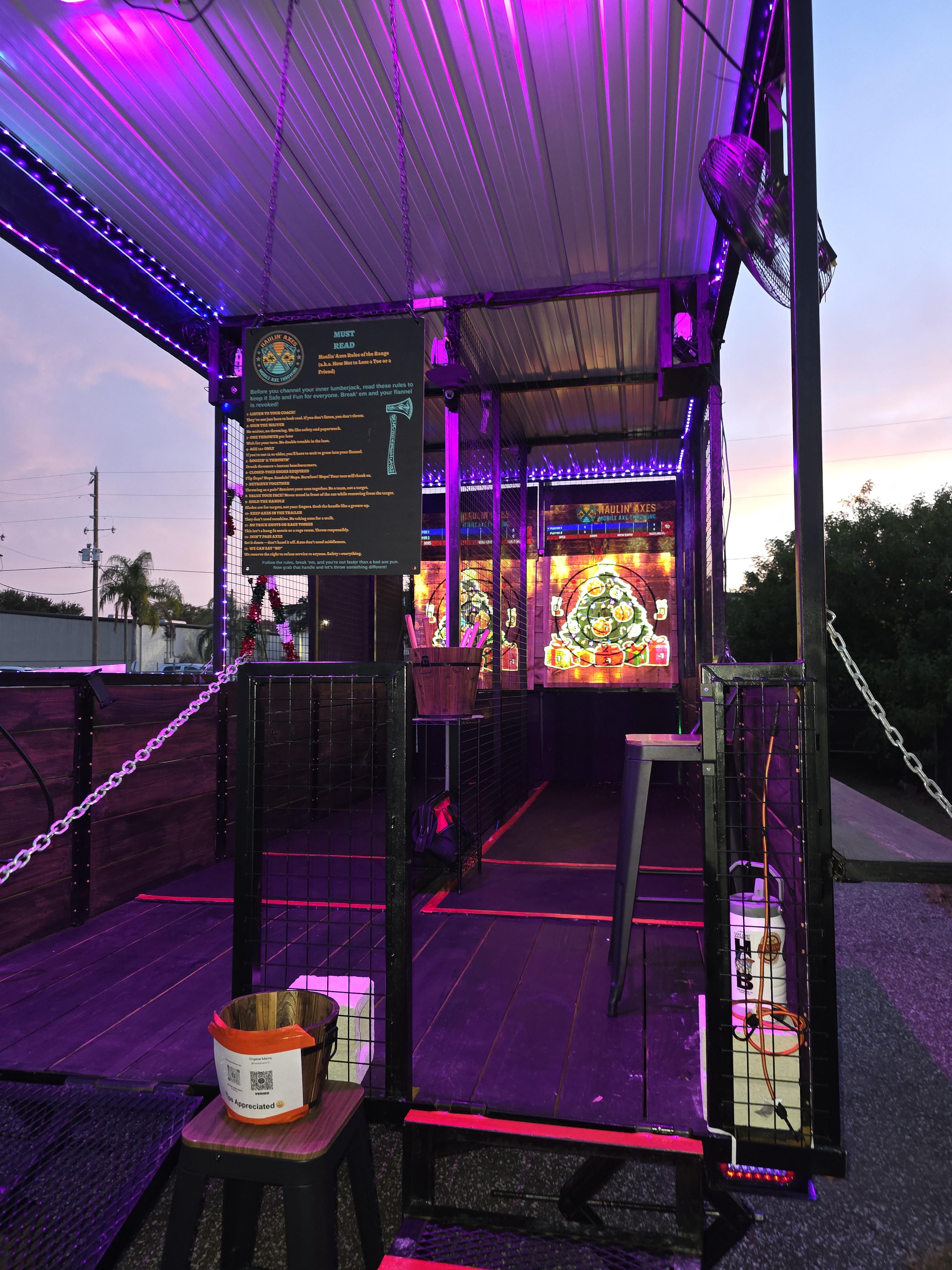 Happy Customers Axe Throwing