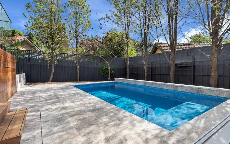 Melbourne Concrete builds and installs pool deck.