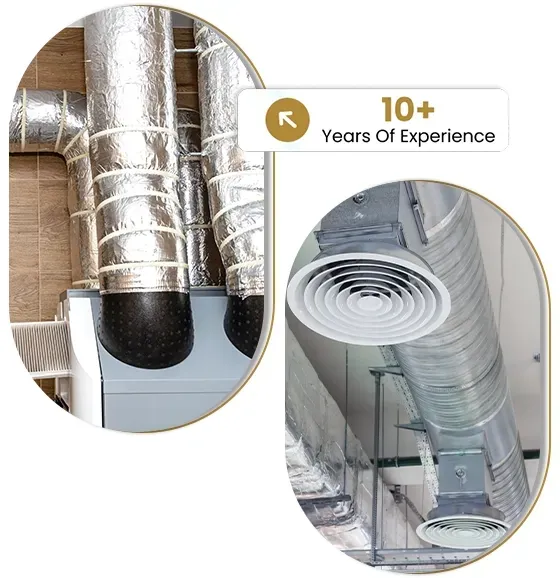 Book professional HVAC Duct and Vent Installation Service