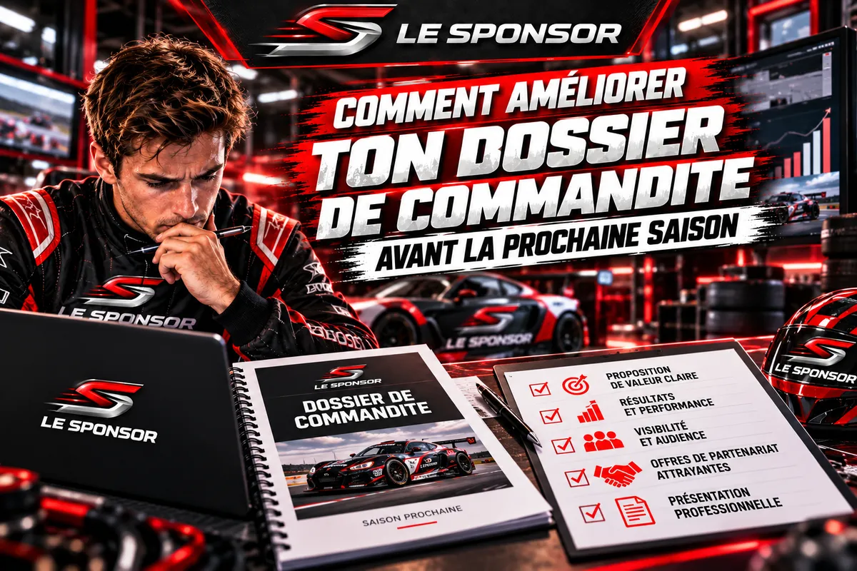 Comment améliorer ton dossier de commandite avant la prochaine saison