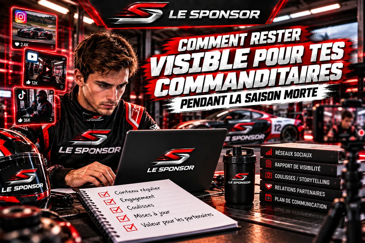 Comment rester visible pour tes commanditaires pendant la saison morte