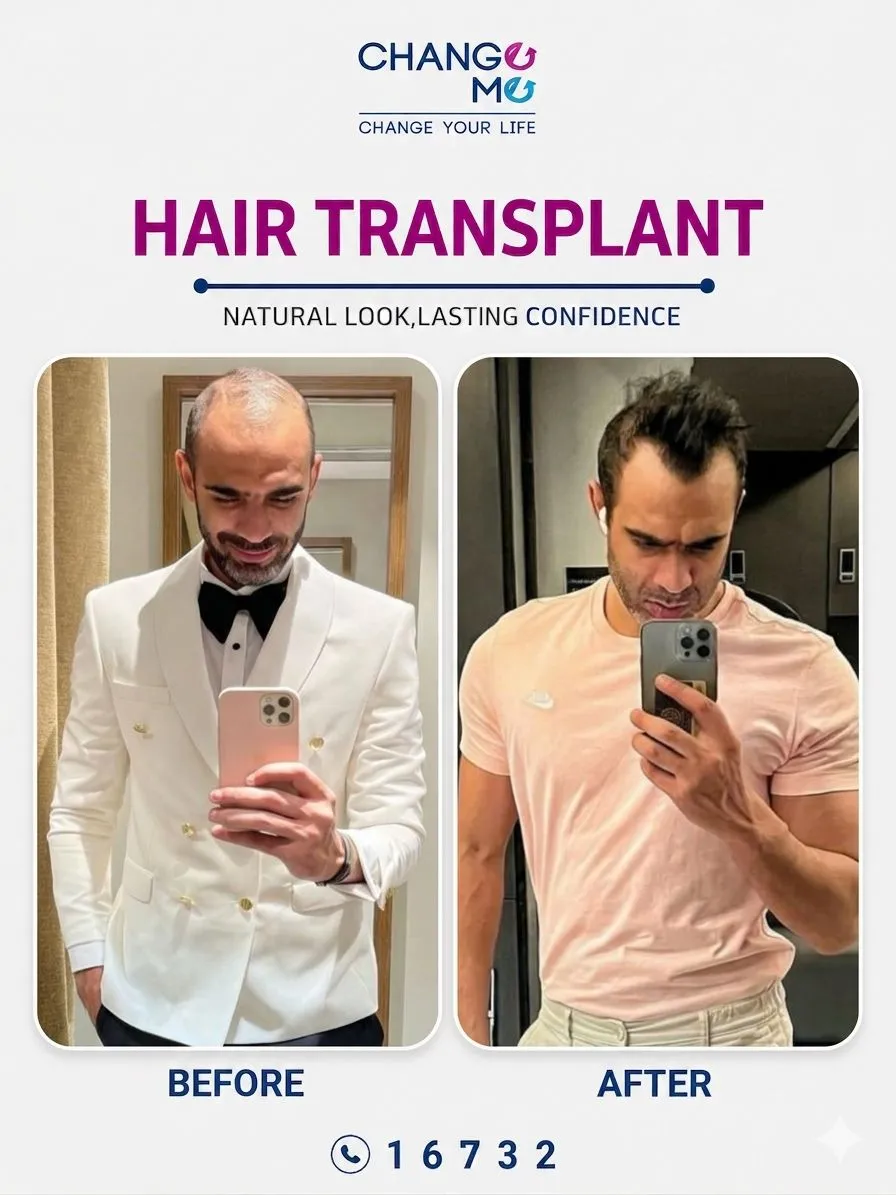 Before and after cosmetic treatment photo of patient 4