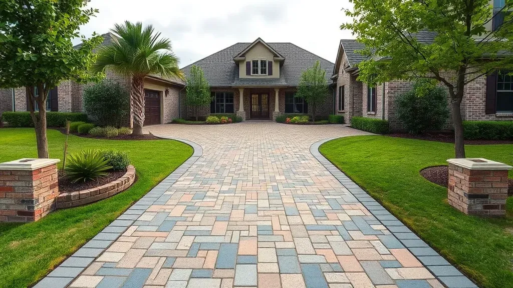 Driveway Replacement projects in Arlington TX showcasing before and after transformation images.