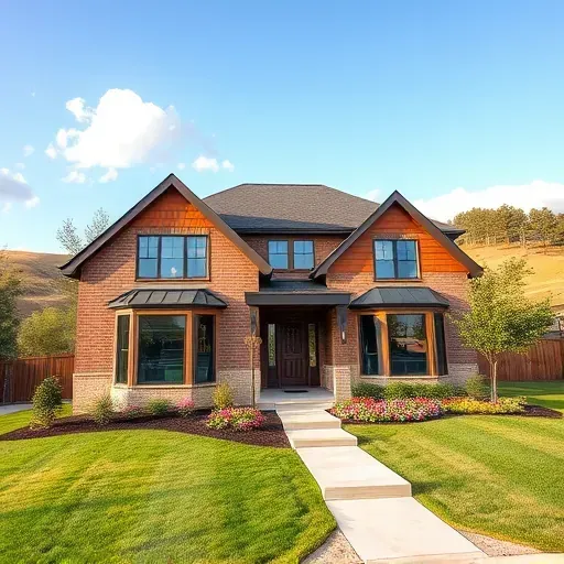 Modern residential home in South Euless TX features brick and wood siding, energy-efficient windows, and vibrant landscaping.