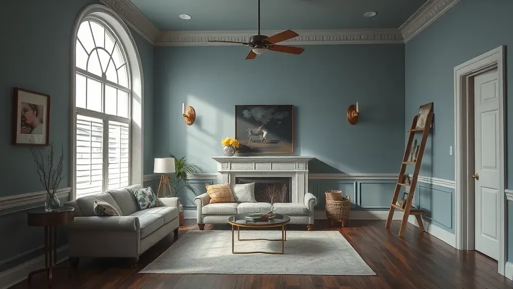 Interior Painting projects in Arlington TX showcasing vibrant colors and professional finishes.