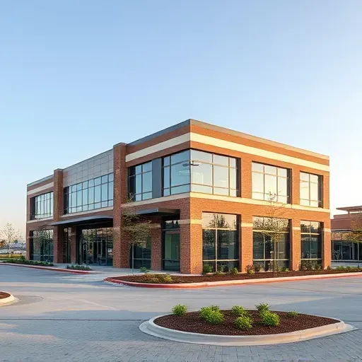 Completed construction project by a General Contractor in Arlington TX featuring modern architectural design and details