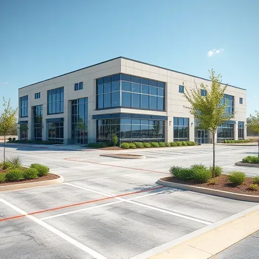 Completed construction project by a General Contractor in Arlington TX showcasing modern architecture and design elements