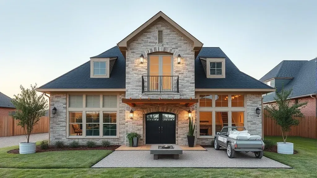 Home Renovations projects in Arlington, TX showcasing modern kitchen and living room transformations.