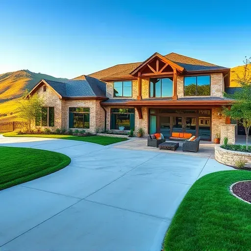 Custom-built home in North Cedar Hill, TX features natural stone accents, energy-efficient windows, and elegant landscaping.