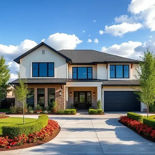 Completed residential project in Grand Prairie TX featuring modern design, elegant landscaping, and inviting outdoor spaces.