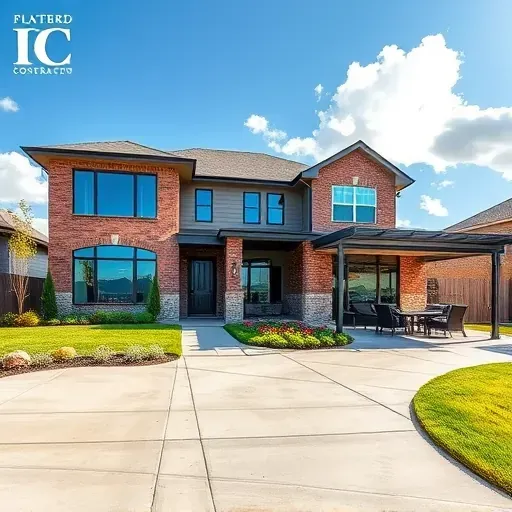 Modern residential home in West Euless TX with elegant finishes, landscaped yard, and stylish outdoor living space.