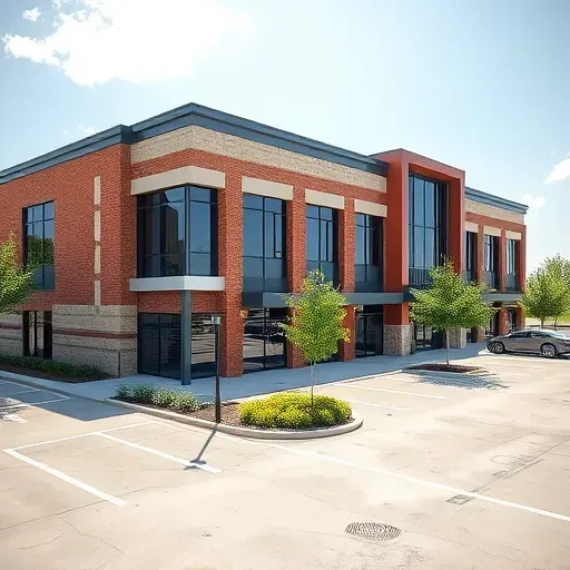 Completed general contractor project in Arlington, TX showcasing modern architecture and design elements.