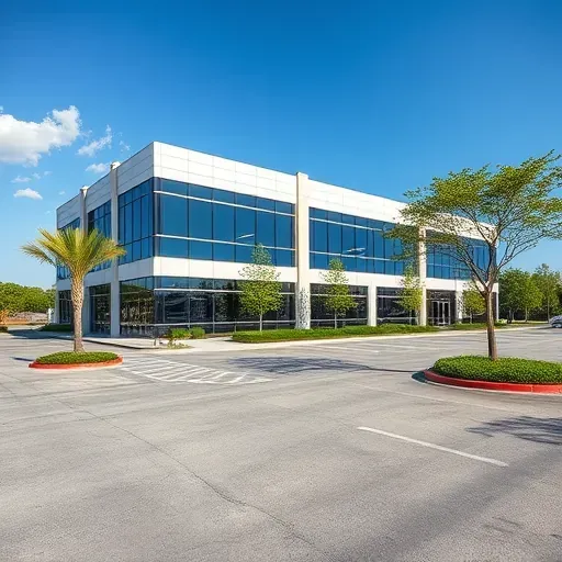 Completed construction project by a General Contractor in Arlington TX showcasing modern architecture and landscaping