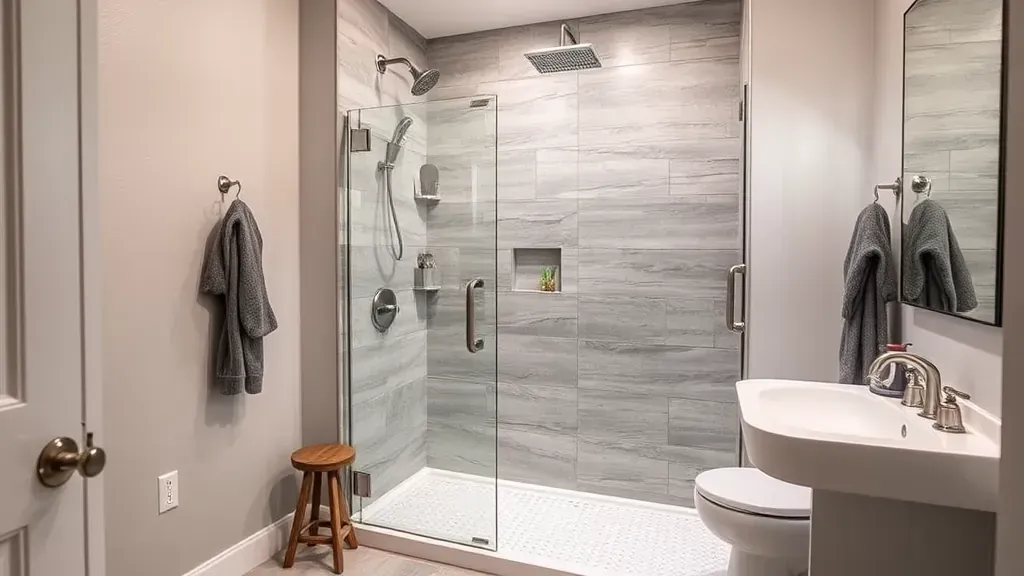Walk-In Shower Installation projects in Arlington TX featuring modern designs and high-quality finishes