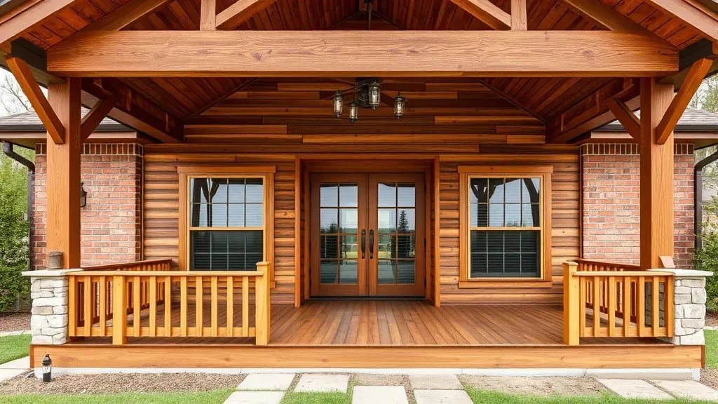 Cedar Porch Construction projects in Arlington TX showcasing beautiful wooden designs and craftsmanship