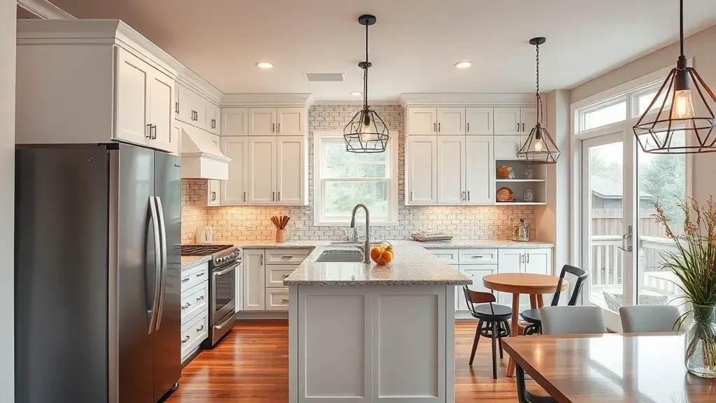 Kitchen remodeling projects showcasing modern designs in Arlington, TX.