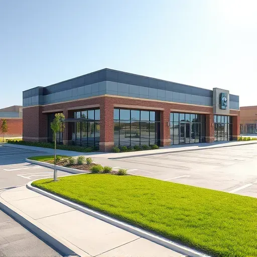 Completed construction project by a General Contractor in Arlington TX showcasing architectural design and landscaping