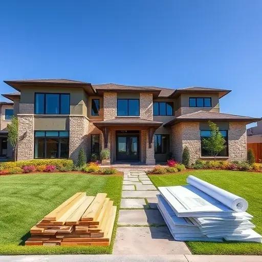 Completed modern residential property in Viridian TX showcasing quality craftsmanship and natural landscaping elements.