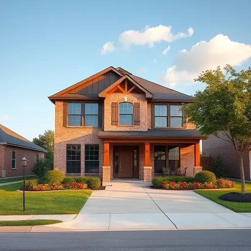 Completed General Contractor project in East Cedar Hill TX featuring a two-story home with brick and wood accents.