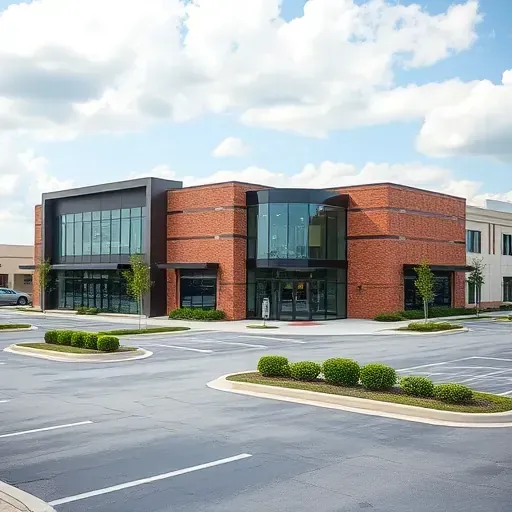 Completed construction project in Arlington Texas showcasing a general contractor's work on a modern building.