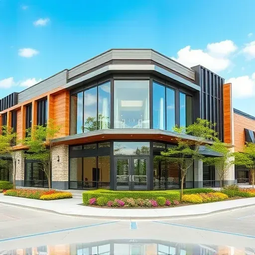 Completed General Contractor project in Central Arlington TX featuring modern architectural design and lush landscaping.