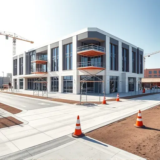 Completed general contractor project in Arlington TX showcasing modern architecture and landscaping features.