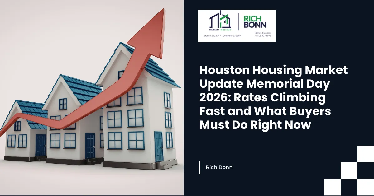 Houston Housing Market Update Memorial Day 2026: Rates Climbing Fast and What Buyers Must Do Right Now