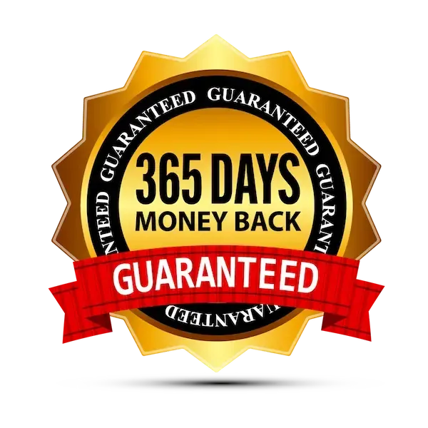 gluta raise 365 days 100% money back guarantee
