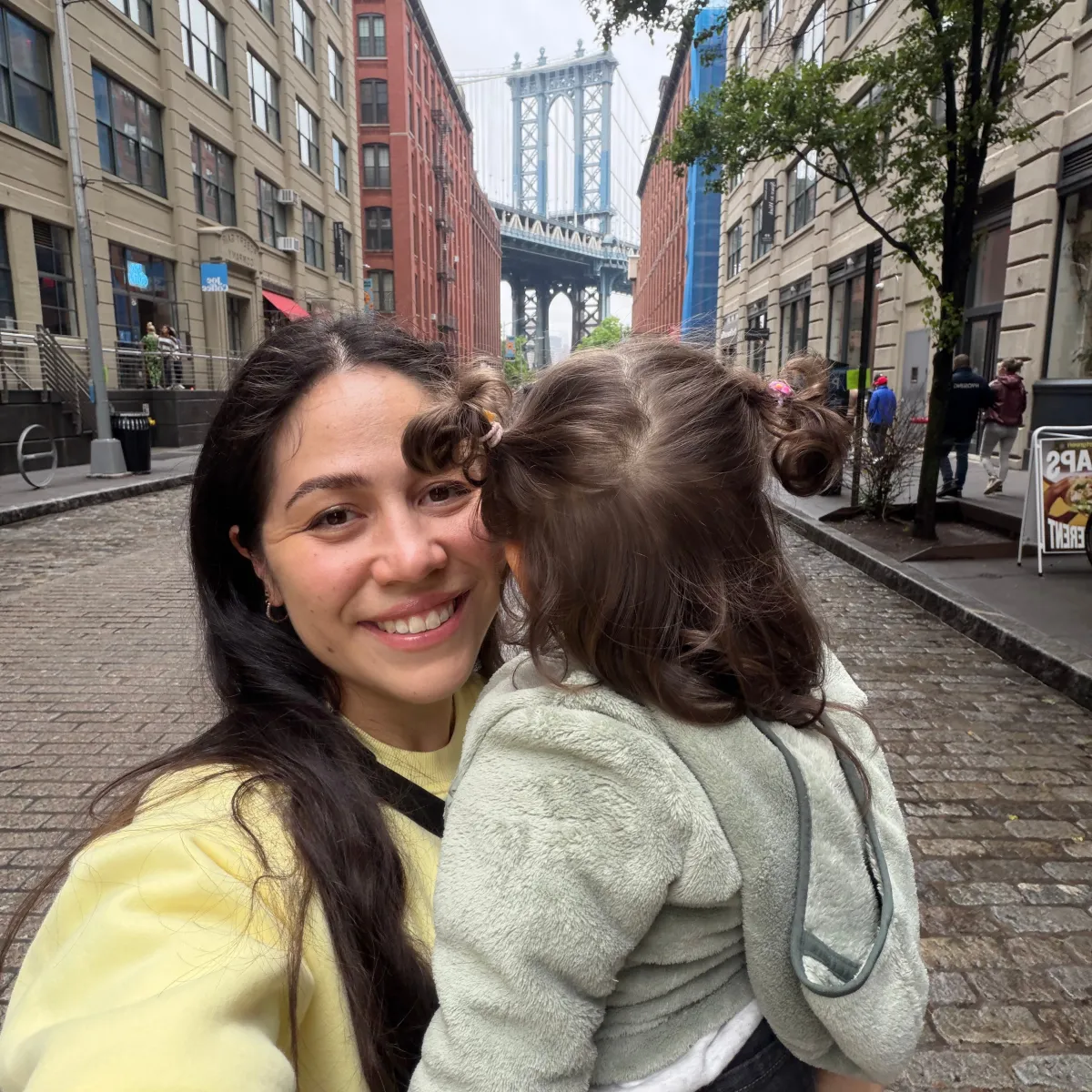 dilecan and baby in dumbo, first time mum, exhausted mum