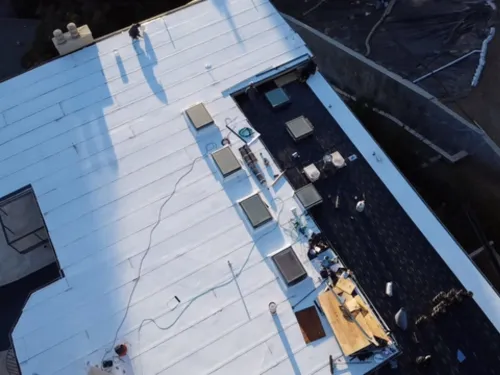 Commercial Roof Silicone Coating in Simi Valley