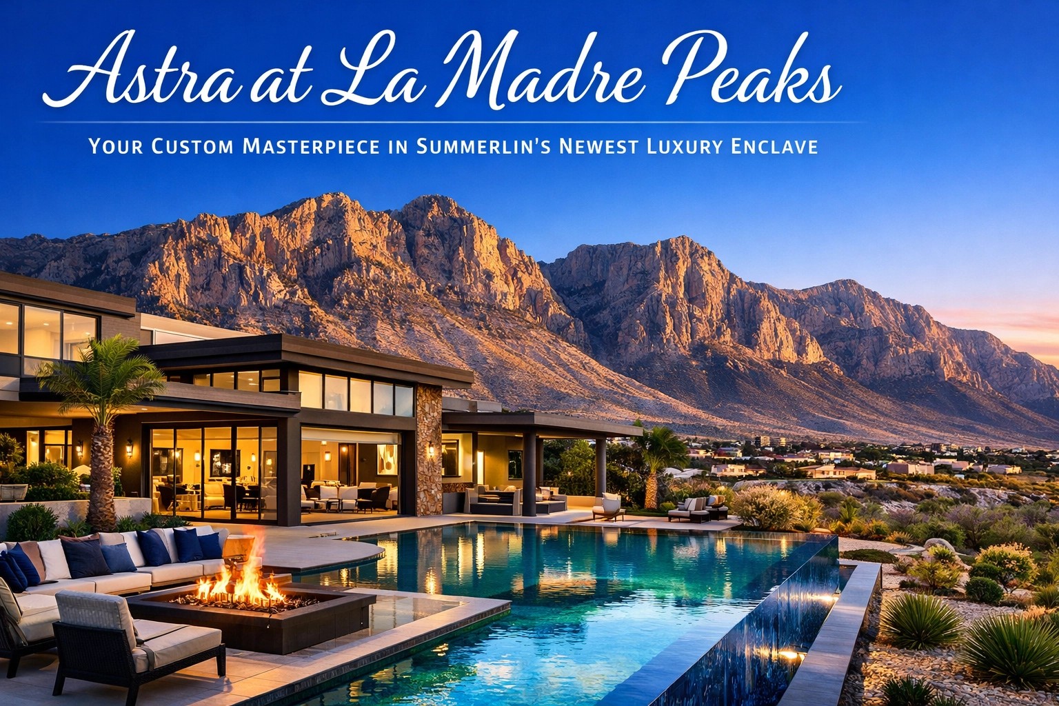 Astra at La Madre Peaks: Summerlin’s Newest Custom Luxury Homesites