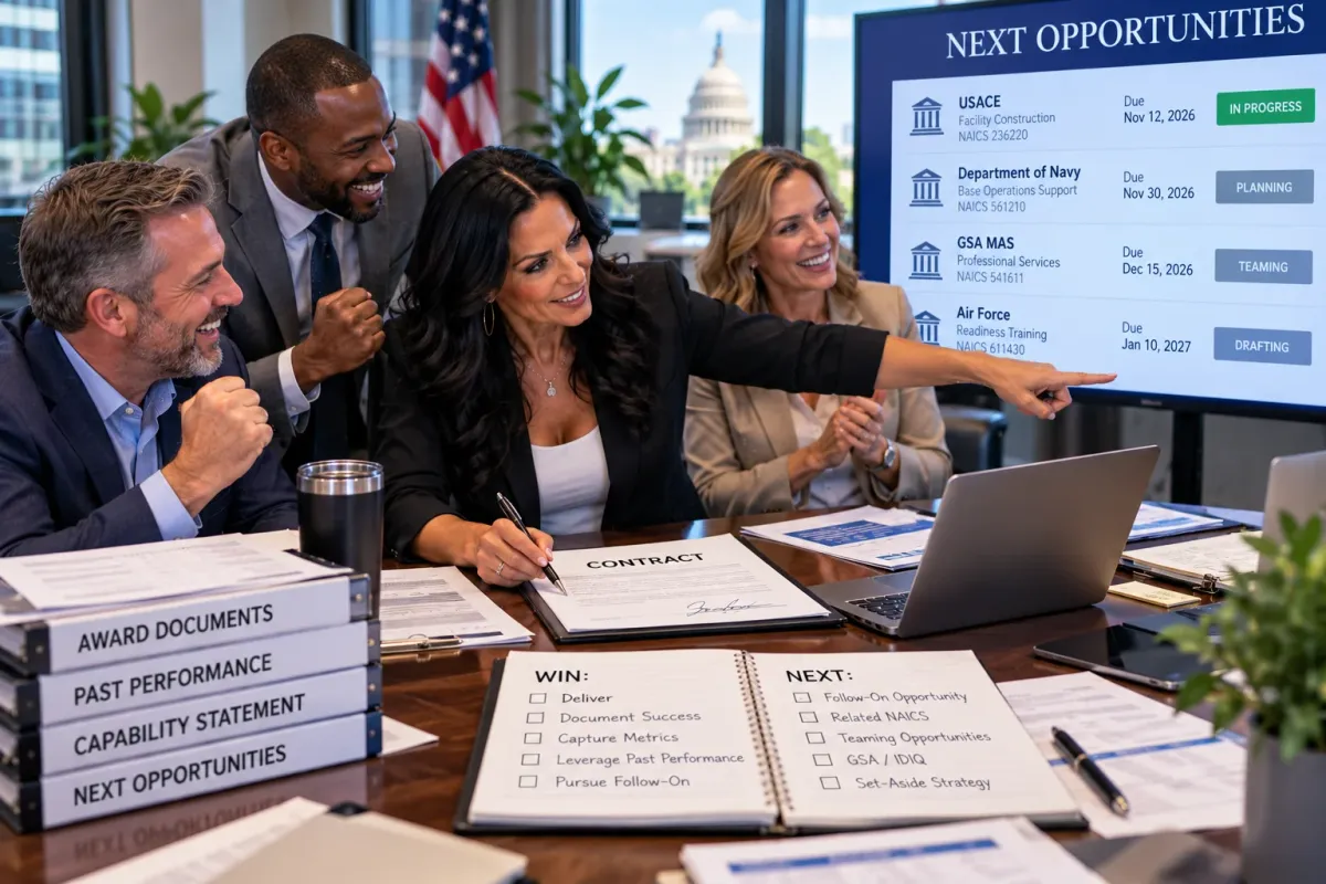 Leveraging a Contract Win for Future Bids: The Low-Risk Architecture