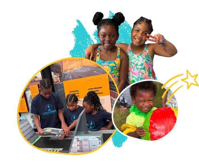 children playing at summer camp