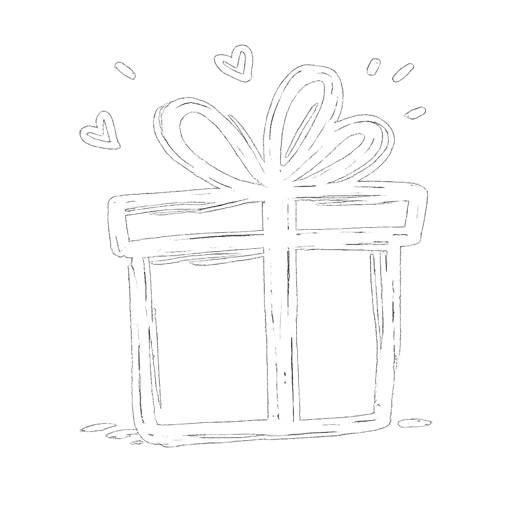 Loyalty program gift icon