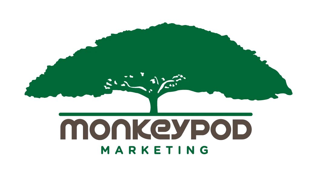 Monkeypod's green logo with wordmark