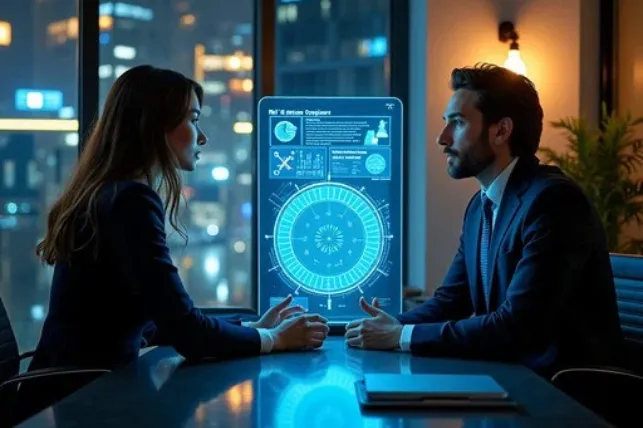 Business leaders discussing AI Adoption in the workplace