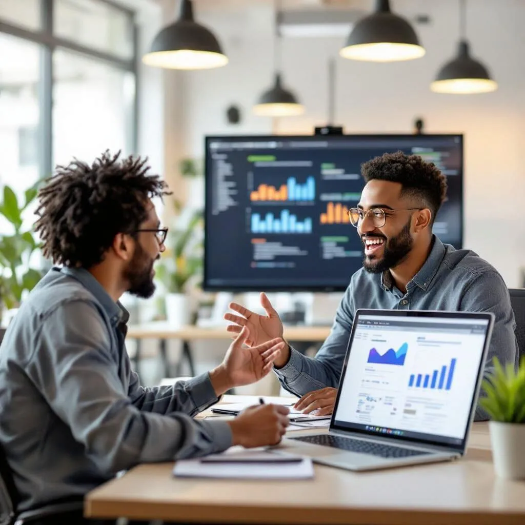 Learners receiving mentorship and career guidance with data-driven insights during the 100-day job guarantee program