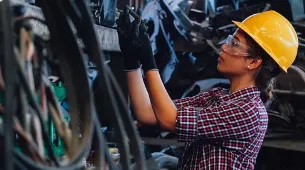 aerial photography of gray roof buildings on body of water
