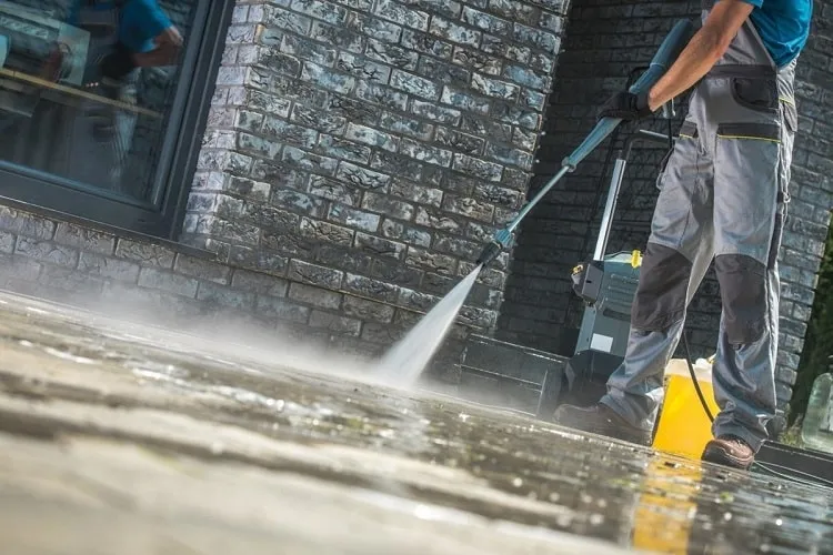 Commercial storefront and property exterior power washing