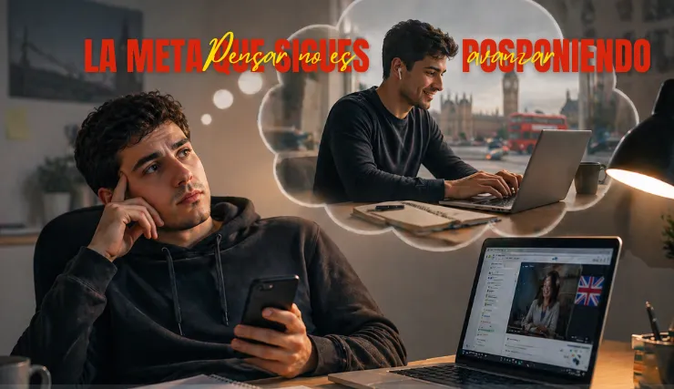 Pensar no es avanzar: el inglés como esa meta que sigues posponiendo