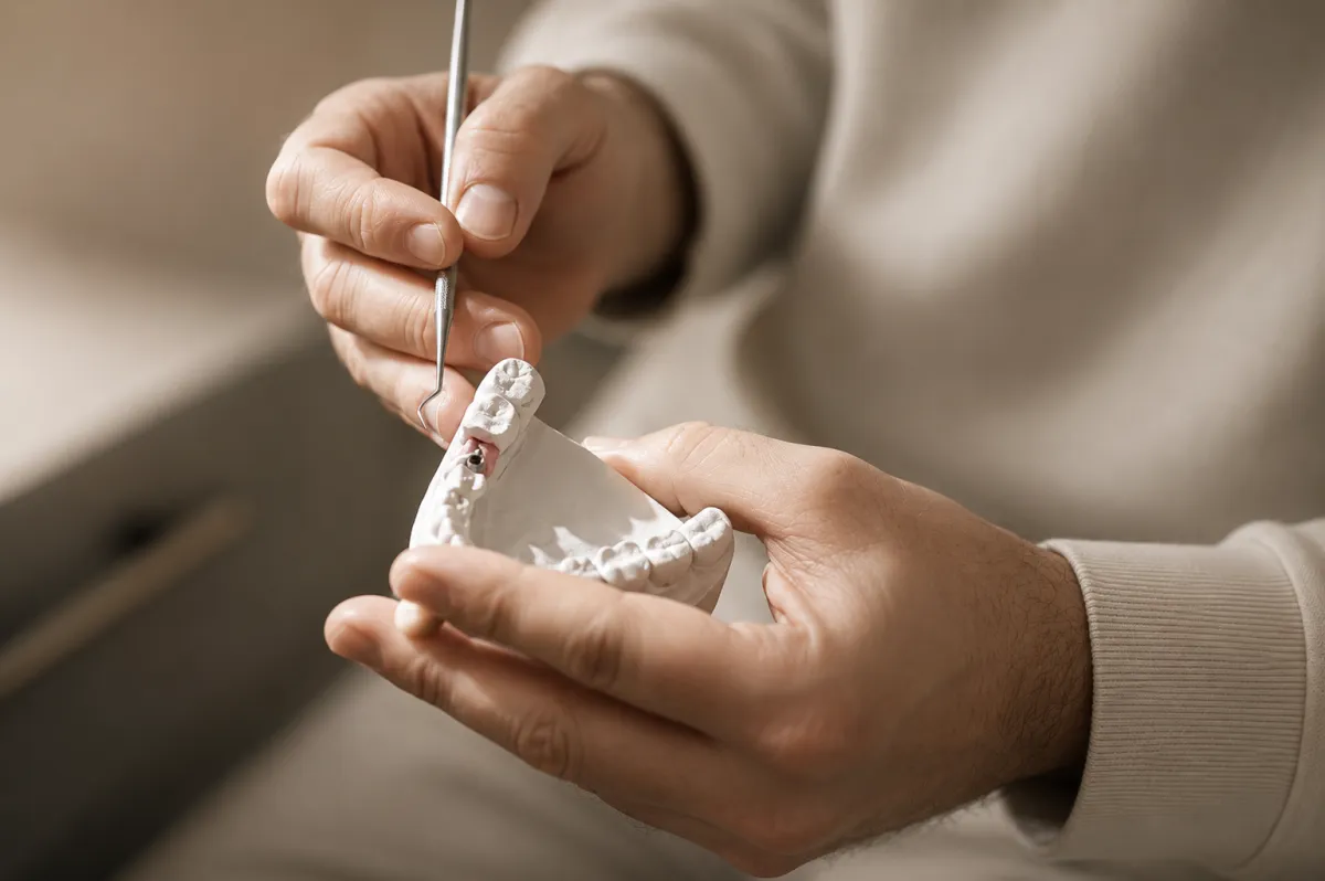Hochwertige Zahnprothese aus Vollkeramik