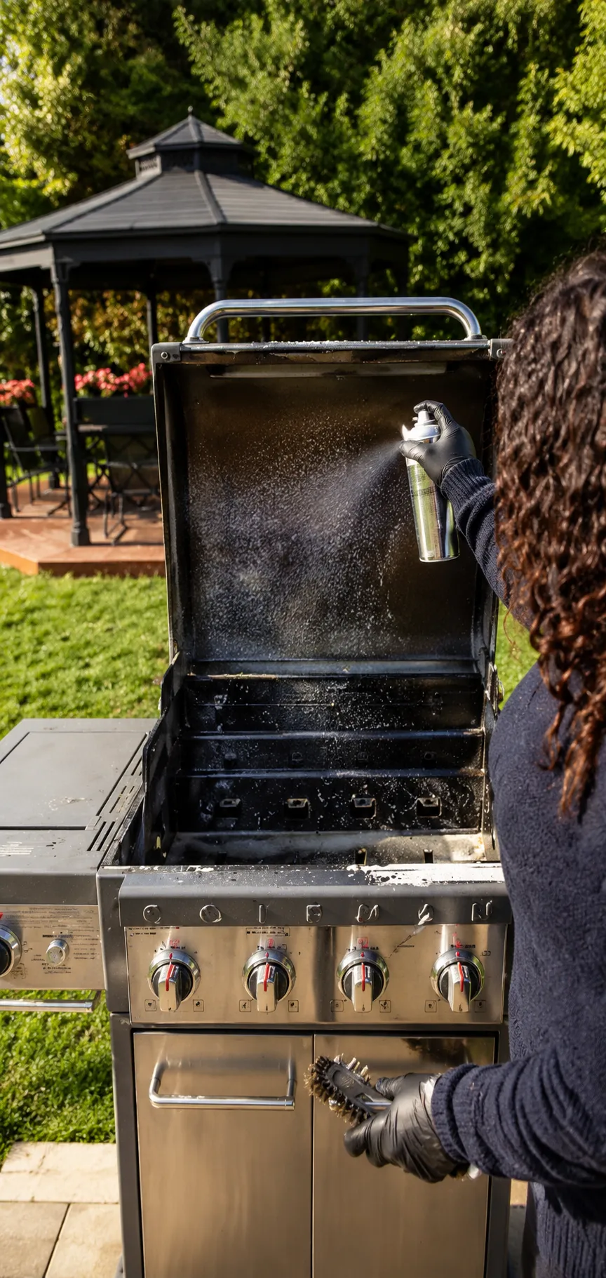 Gas Grill Cleaning